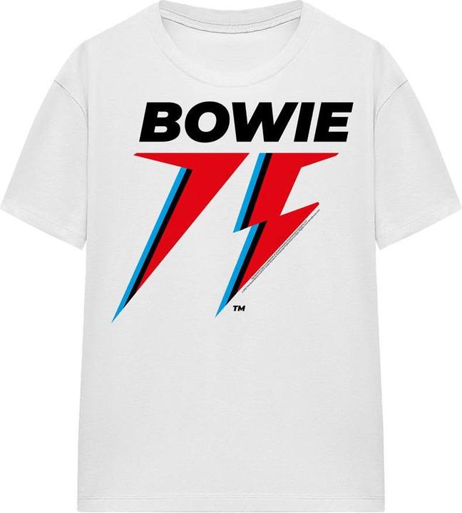 Immagine prodotto David Bowie 75 Maglietta Logo Adulto Unisex (L)