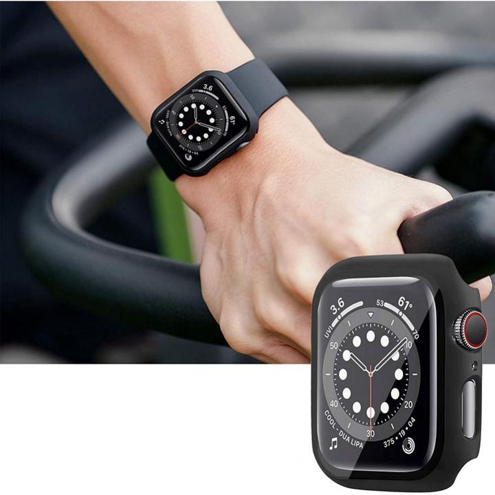 Produktbild Tech Apple 4/5/6/SE Smart Watch Bildschirmrahmen, Schwarz