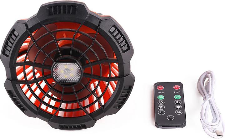 Actual product image Benson Fan with LED light 2-in-1