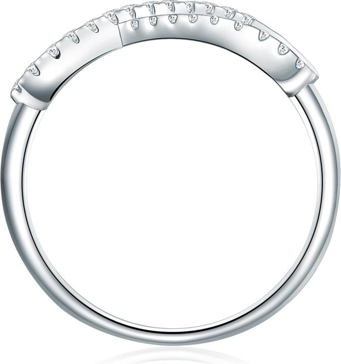 Actual product image Trilani Ladies sterling silver cubic zirconia silver - 26769 (52, 925 Silver)