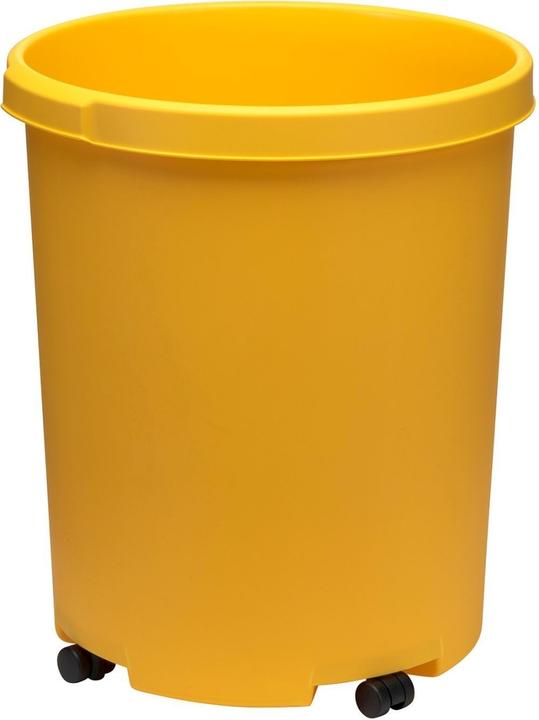 Produktbild Han KLASSIK XXL 1836-15 Papierkorb 50 l (Ø x H) 430 mm x 490 mm Polypropylen Gelb 1 St. (50 l)