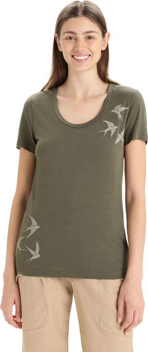 Image du produit Icebreaker Femmes Tech Lite II S/S Scoop Swarming Shapes (S)