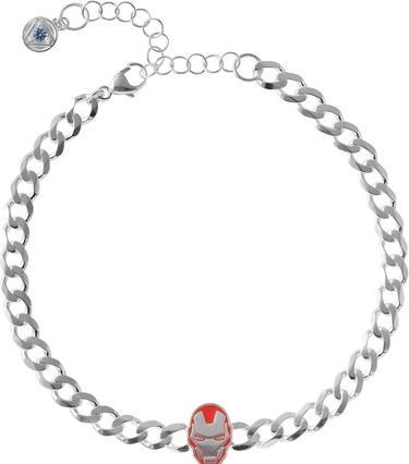 Disney Iron Man Marvel Silver Bracelet BS00084SRRQL-7-XS