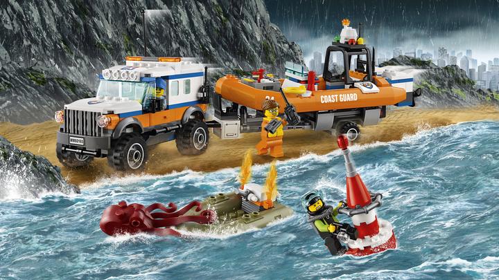 Actual product image LEGO Off-road vehicle with lifeboat (60165, LEGO City)