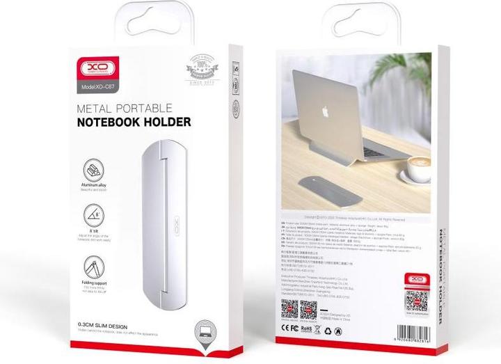 Actual product image xO holder stand C87 silver