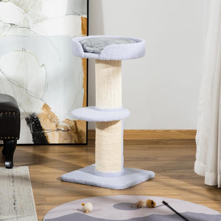 Actual product image Jamb Cat tree (91 cm, Light blue)