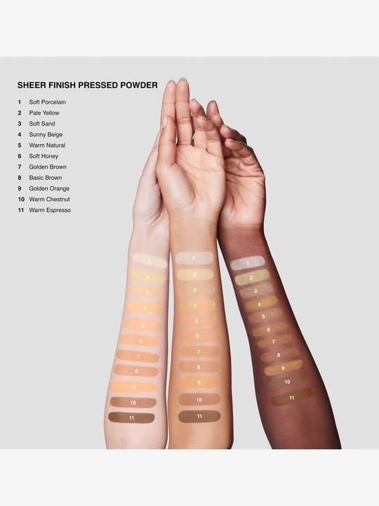 Actual product image Bobbi Brown Sheer Finish Pressed Powder Golden Orange (Golden Orange)