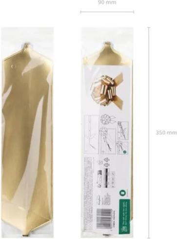 Produktbild Partydeco Dekoschlaufe XL - Gold - DIY