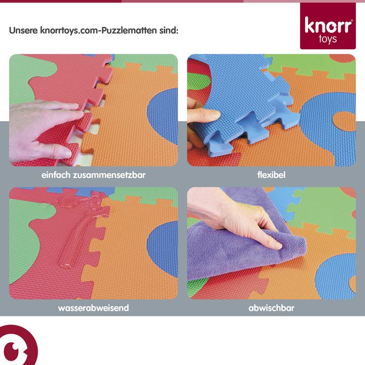 Immagine prodotto Knorrtoys Tappetino per puzzle - "Alfabeto"/26 pezzi/32 cm (160 x 160 cm)