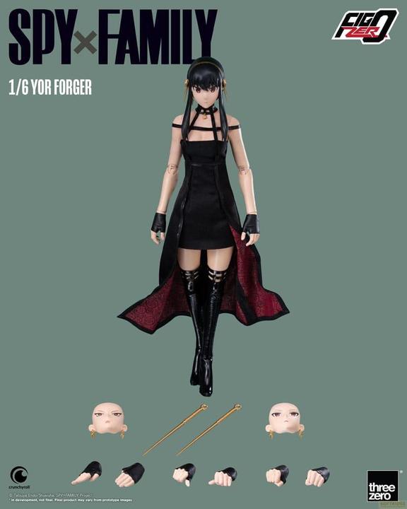 Actual product image ThreeZero Spy x Family FigZero Action Figure 1/6 Yor Forger 28 cm