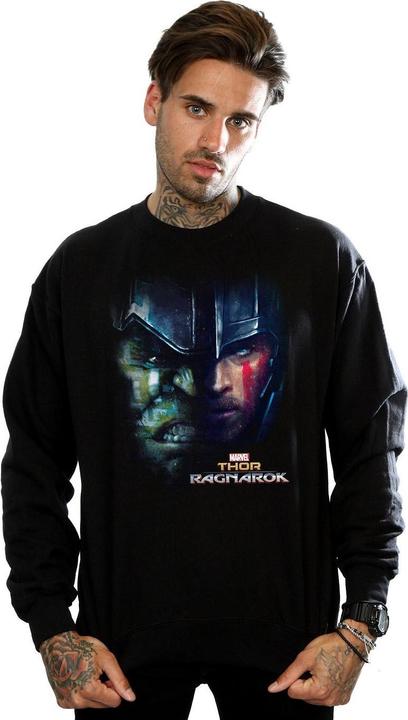Immagine prodotto Thor Ragnarok Hulk Split Face Felpa Uomo (M)