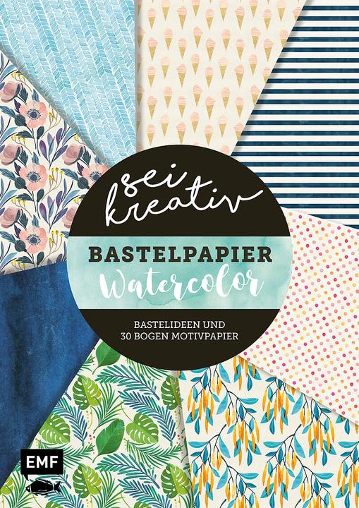 Produktbild Sei kreativ. Bastelpapier Watercolor (Deutsch, Michael Fischer, 2020)