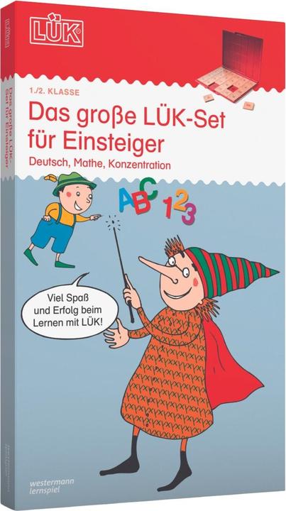 Actual product image LÜK. Das grosse Kennenlern-Set: Deutsch, Mathe, Konzentration (German, 2016)