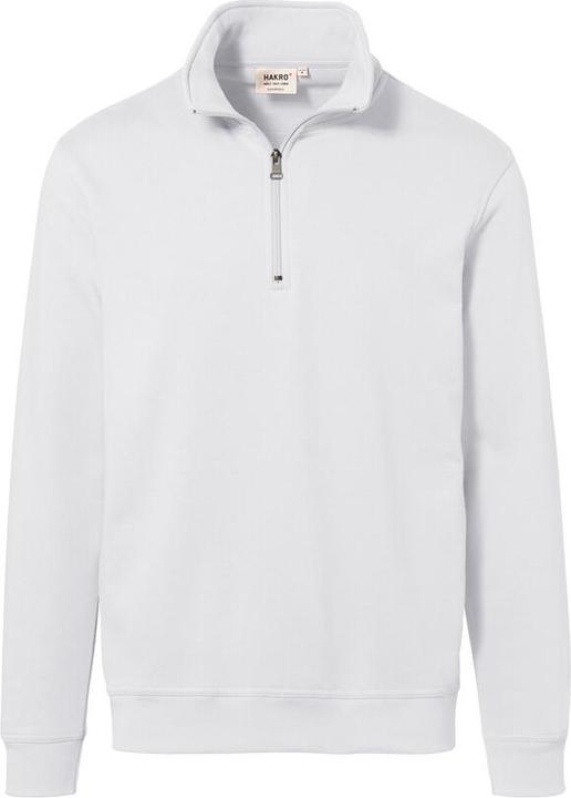 Produktbild Hakro Zip-Sweatshirt Premium weiss Gr.6XL (6XL)