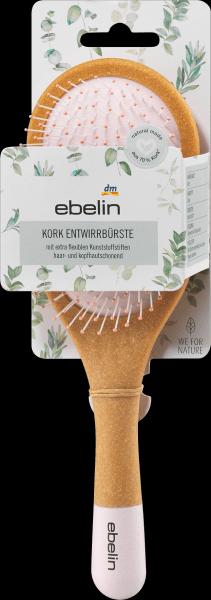 Actual product image dm ebelin Cork detangling brush