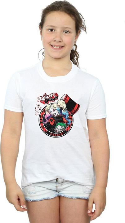 Immagine prodotto Harley Quinn Joker Patch Maglietta Ragazze (128)