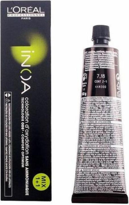 Actual product image L'Oréal Professionnel Inoa (7,18 Middle blonde ash mocha)