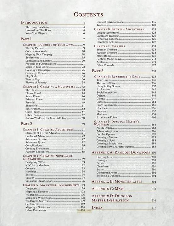 Valeurs nutritives et ingrédients Wizards of the Coast Donjons et Dragons - Guide du Maître - Français (Français)