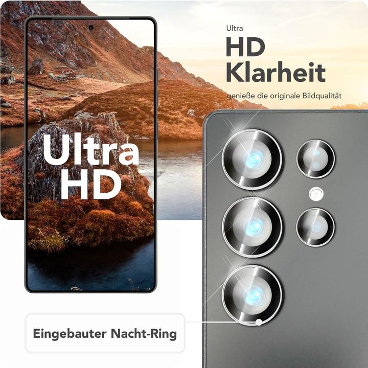 Produktbild Nalia Focus.Pro CLX - Kameraschutz Linsenglas Reflexionsfrei - Camera Lens Protector (1 Stück, Samsung Galaxy S25 Ultra)