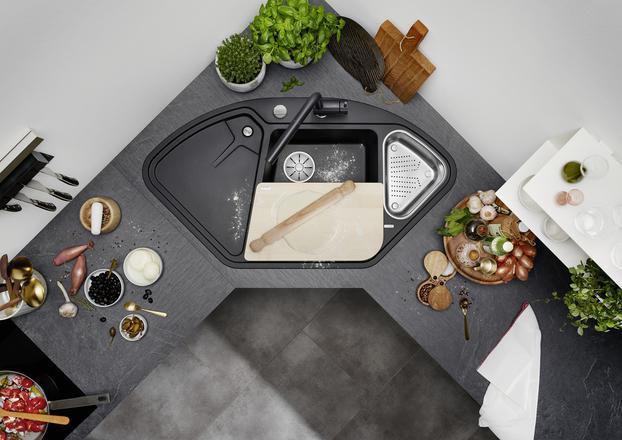 Actual product image Blanco Delta II (Fitted sink, 105.70 cm, 57.50 cm)