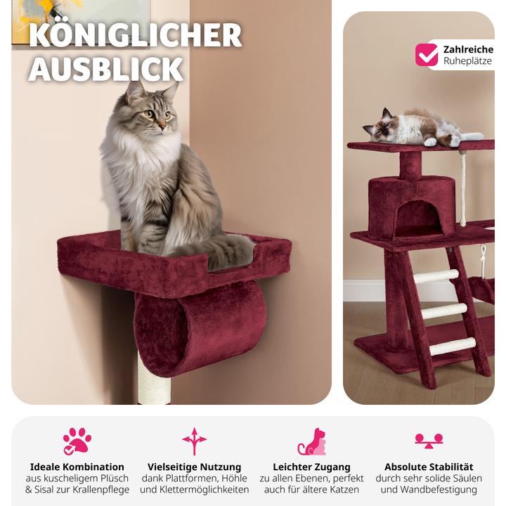 Image du produit tectake Marcel (141 cm, Vin rouge)