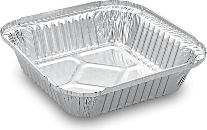 Produktbild Wimex.eu Schale (ALU) eckig 158 x 158 x 34 mm 560ml - 100 Stück (100 x)