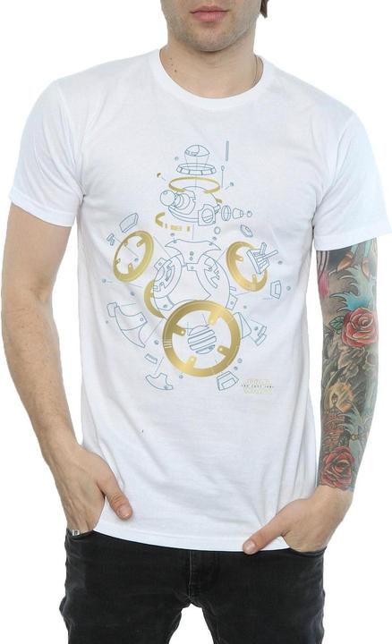 Image du produit Star Wars - T-shirt THE LAST JEDI BB-8 DECONSTRUCTED - Homme (3XL)