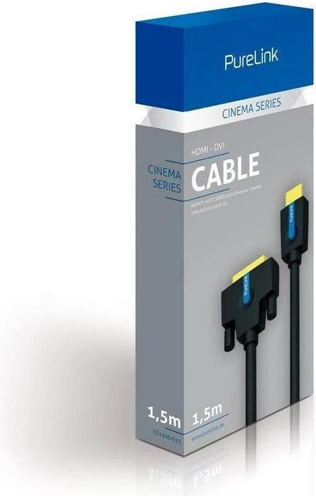 Produktbild Purelink DVI — HDMI (Typ A) (1.50 m, DVI, HDMI)