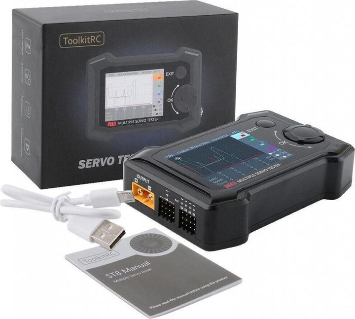 Immagine prodotto Toolkitrc Servo tester ST8 Advanced