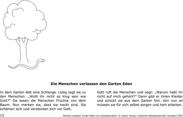 Produktbild Kinder-Bibel zum Selbstgestalten (Deutsch, Michael Landgraf, 2007)