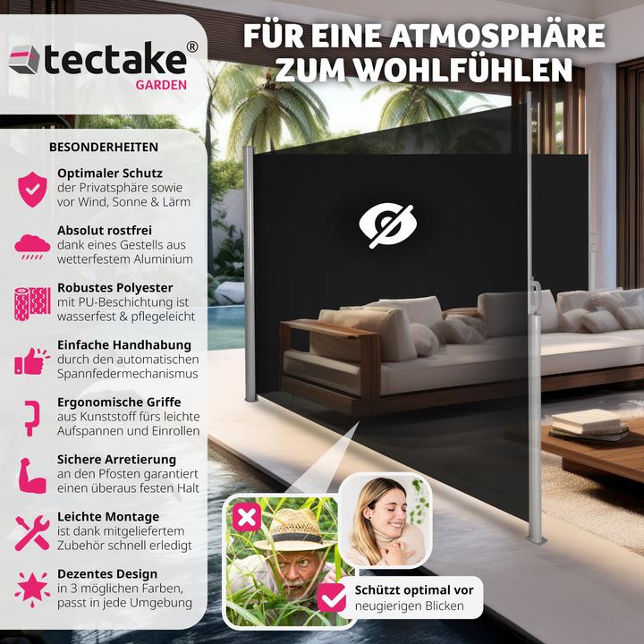 Actual product image tectake Double side awning (6 m)