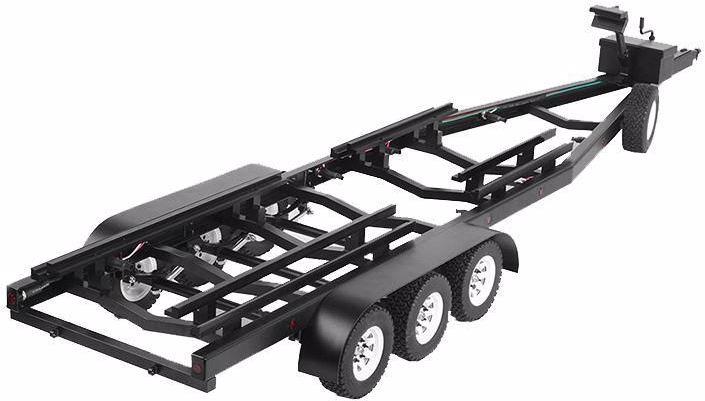 Actual product image Rc4Wd Boat trailer BigDog Tri Axle Widebody 1:10