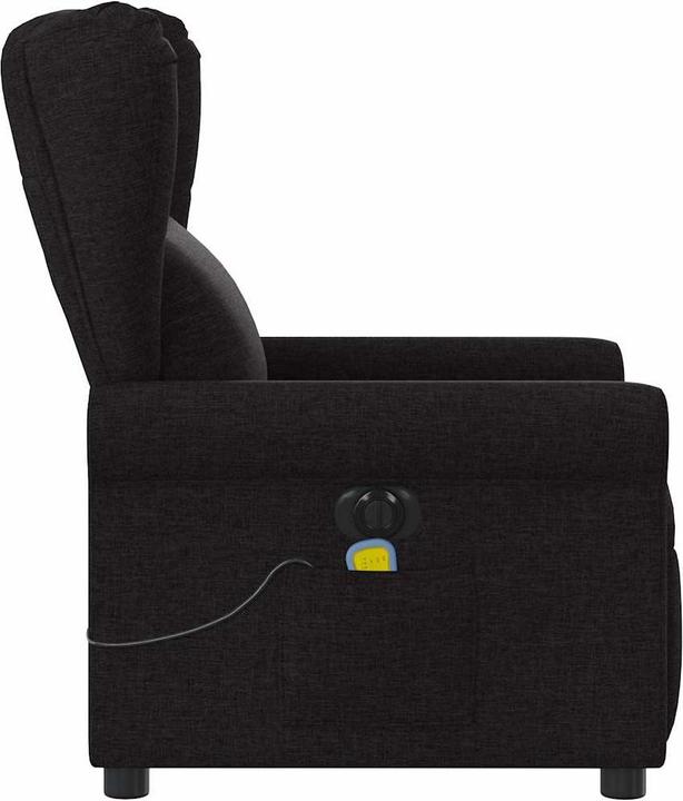 Actual product image VidaXL Massage chair electric black fabric