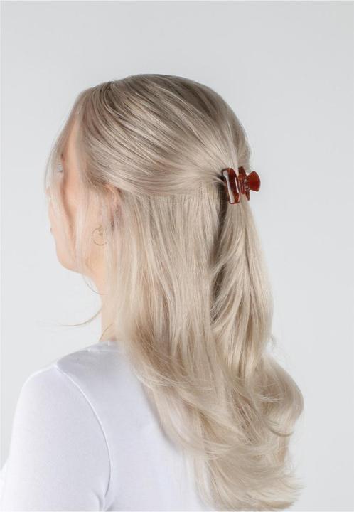 Produktbild Trisa Hair - Marbled hair clips, brown gold (2 Stk.)
