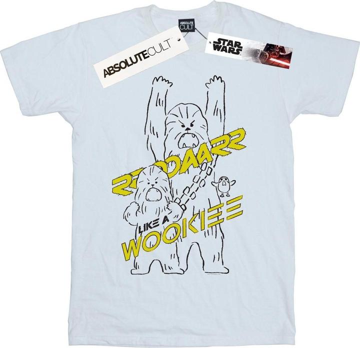 Actual product image Star Wars Mens Roar Like A Wookiee T-Shirt (5XL)