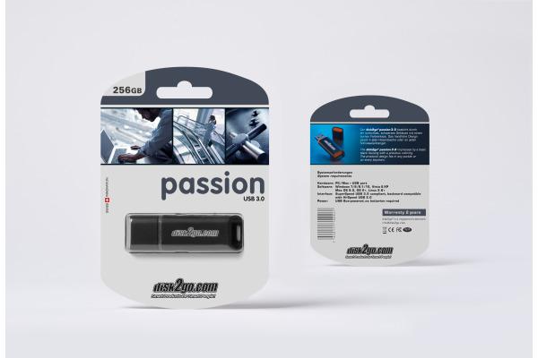 Actual product image Disk2go Passion (256 GB, USB 3.0, USB-A)