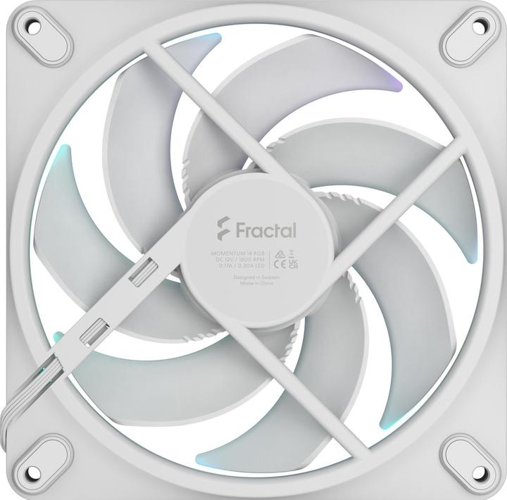 Produktbild Fractal D. Momentum 14 RGB White (140 mm, 1 x)