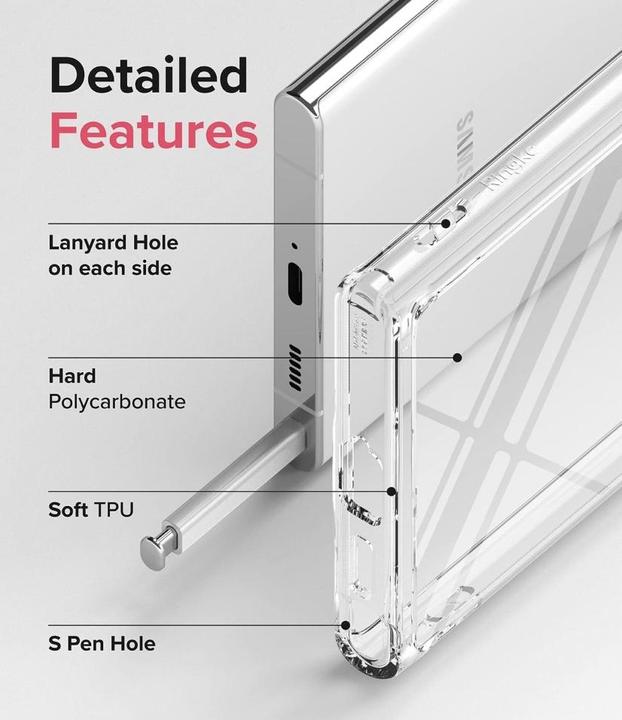 Immagine prodotto Screenguard Custodia trasparente in TPU ultra flessibile (Samsung Galaxy S22 Ultra)