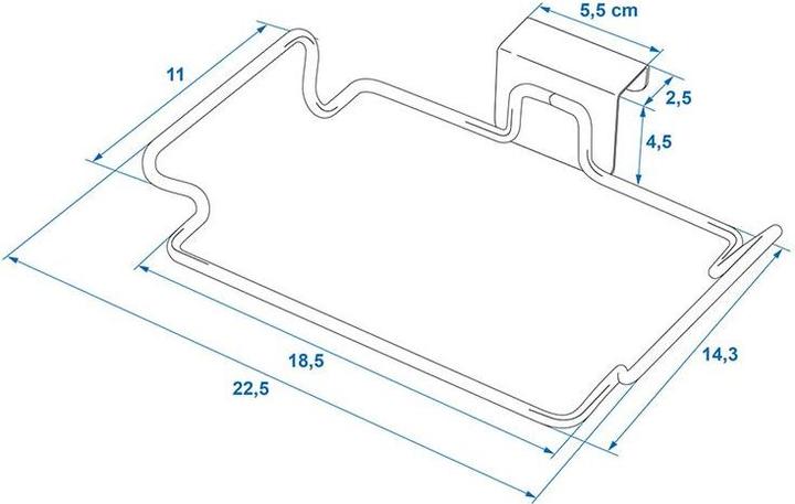 Actual product image ProPlus Abfallsack Halter für Türmontage