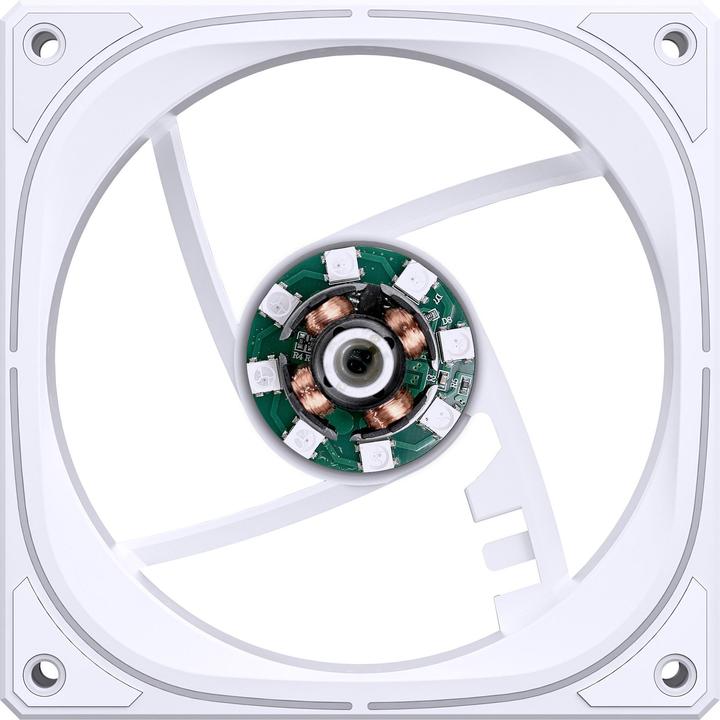 Actual product image Jonsbo FR-505, ARGB 5V 3PIN - white (120 mm, 1 x)