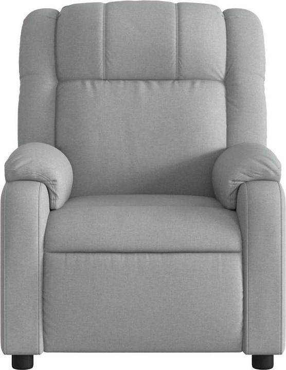 Immagine prodotto VidaXL Sedia da massaggio in tessuto grigio chiaro,Colore: Grigio chiaro,Materiale: Tessuto