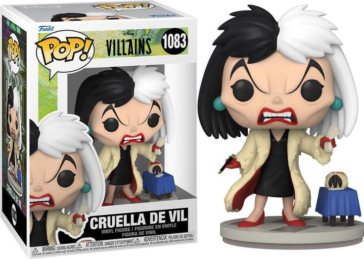 Actual product image Funko Pop! Disney Villains : Cruella De Vil