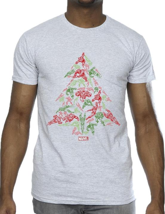Produktbild Avengers Christmas Tree TShirt (4XL)