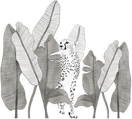 Image du produit Lilipinso Autocollant mural XL Serengeti (91 x 83 cm)
