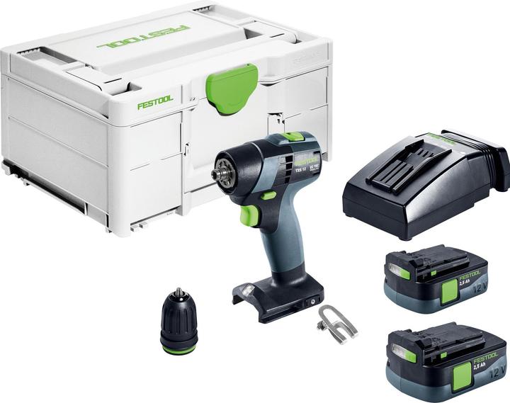Actual product image Festool Trapano avvitatore a batteria TXS 12 2,5-Plus (Rechargeable battery operated)