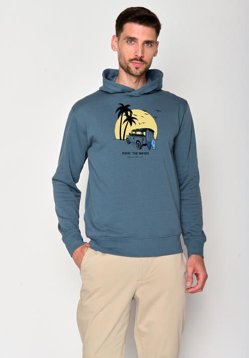 Actual product image Greenbomb Nature Car Surf Star Hoodie (L)