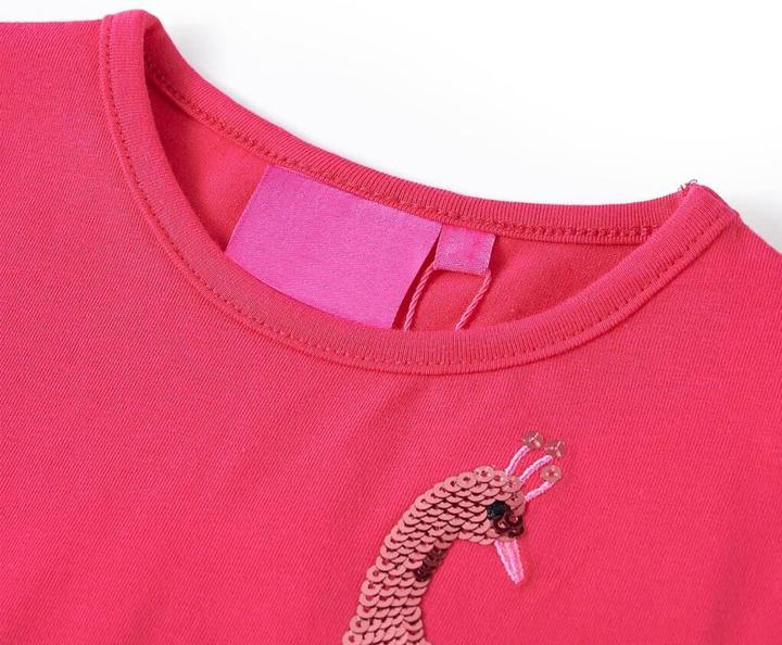 Immagine prodotto VidaXL Camicia a maniche lunghe per bambini rosa brillante 140,Materiale: 95 % cotone (140)