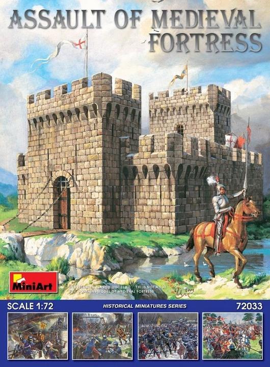 Actual product image Mini art Assault of Medieval Fortress