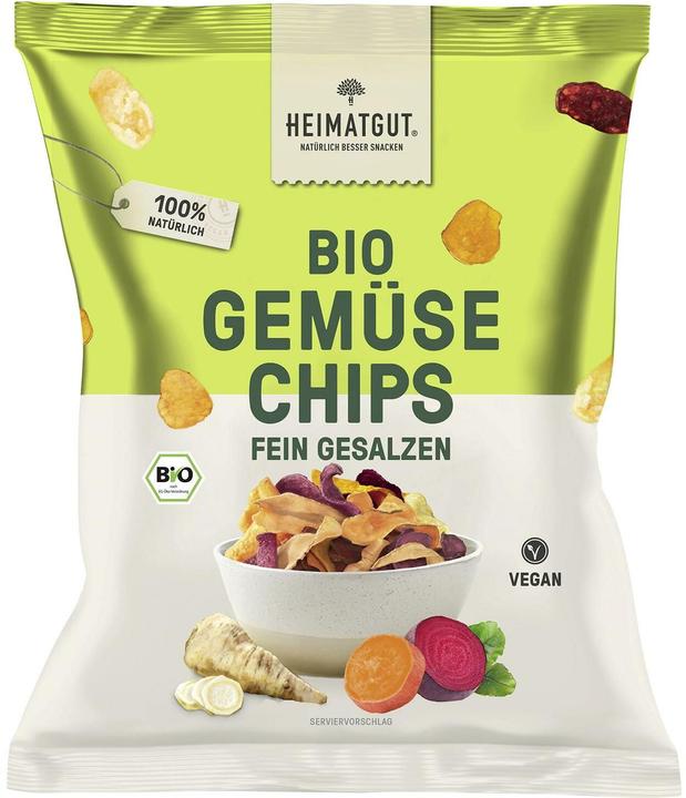 Image du produit Heimatgut Chips de légumes finement salées (n) 100 g (100 g)