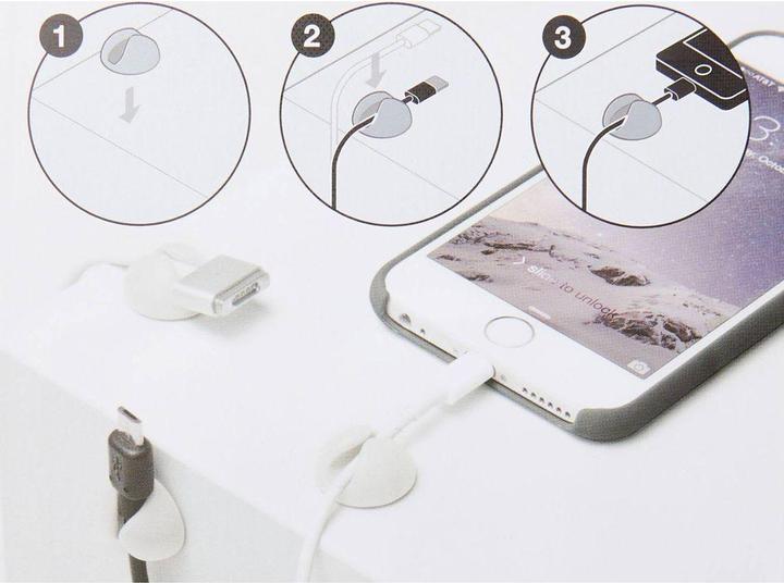 Actual product image BlueLounge CableDrop Mini, 9 pieces